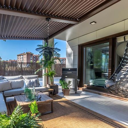 Akomodat En Precioso Y Moderno Con Jardin Y Parking Getxo Exterior foto