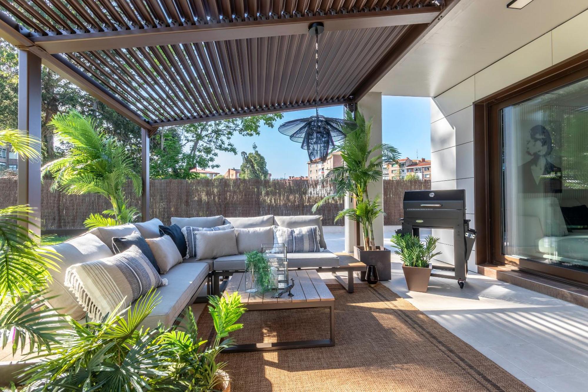 Akomodat En Precioso Y Moderno Con Jardin Y Parking Getxo Exterior foto